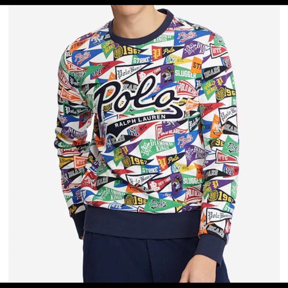 Polo Ralph Lauren Script Flag Sweatshirt